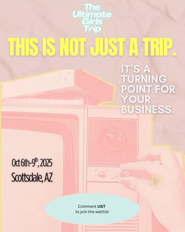 ✨ Imagine coming home from 3 days away with…
🚀 A fresh strategy + clarity on your next big moves
💡 Breakthrough ideas you couldn’t see while stuck in the day-to-day
💬 Honest feedback + encouragement from women who get it
🤝 Dream collaborations + friendships that last long after the trip
🔥 Renewed confidence + energy to take bold action
💼 A mapped-out plan to grow your biz without burning out
This isn’t just another getaway—it’s the reset, the breakthrough, the turning point your business has been waiting for. 💕
#ultimategirlstrip #proofitspossiblepodcast #jamiefrancis #daylesheehanbritton #femaleentrepreneurs #femalefounders