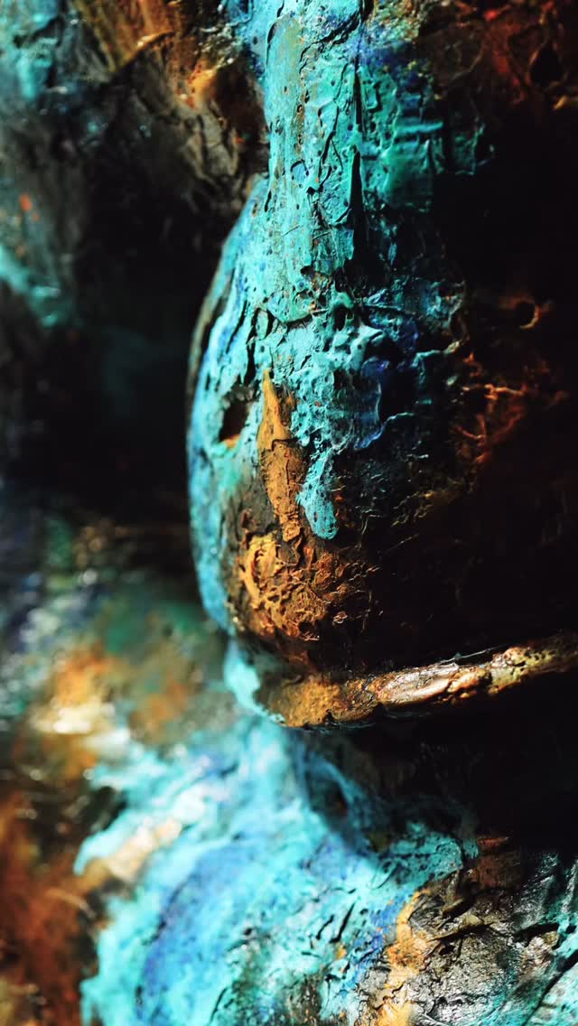 Inspired by the natural patina of bronze, this burst of colour is more than a statement piece.
Each stroke is intricately placed to create depth, carrying a story of timelessness. One that evolves and grows in beauty as the years pass.
Now on view in gallery
Resin GRP - Find Refuge Series
Limited Edition 1/1
A closer look at the details before they journey on the Blue Train.