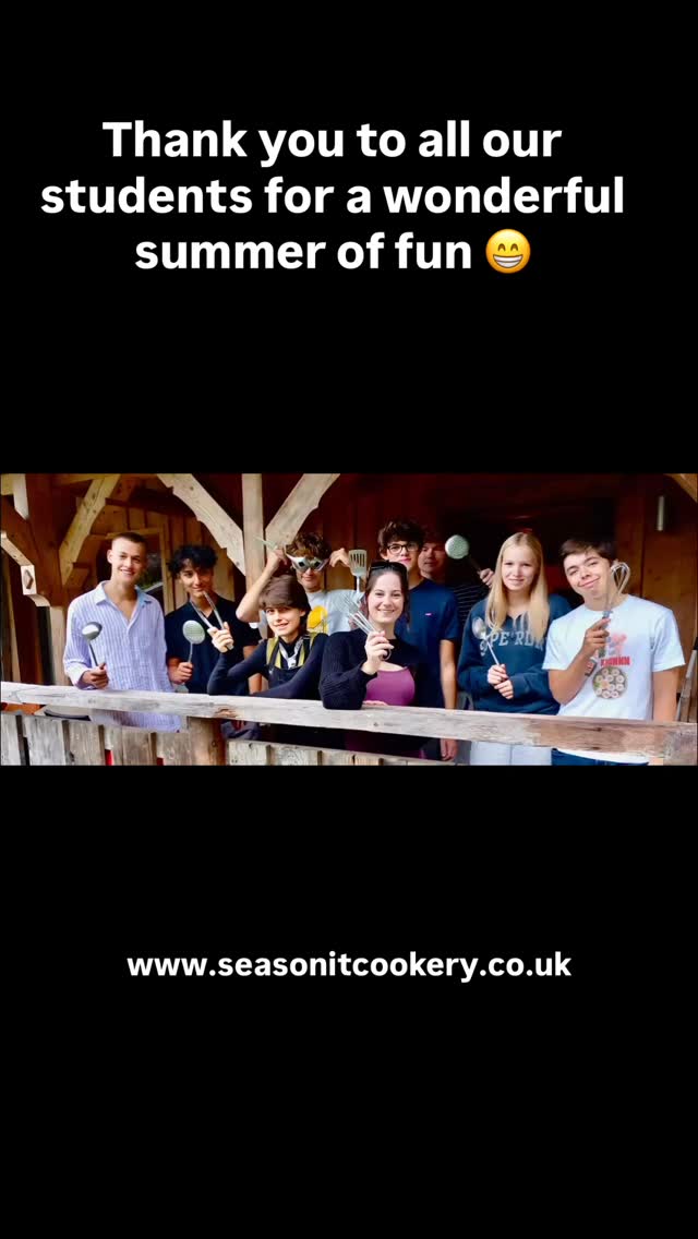 It’s been a fabulous summer at Season It Cookery, always a pleasure to share time with this age group and their appetite for adventure and can do approach to life in general. Beautiful to watch new friendships form, learning from each other to see things in fresh ways ! Being part of a group isn’t just fun, it sparks new skills, fresh perspectives, and self-belief. You all made it unforgettable!Thank You, Summer Stars!
Can’t wait to see where your curiosity and confidence take you next!
Johanna, Michael, Nicki, Sarah and Helen x
#SummerLearning #TeamGrowth #ConfidenceInAction #SeasonItCookery #dofe @dofeuk