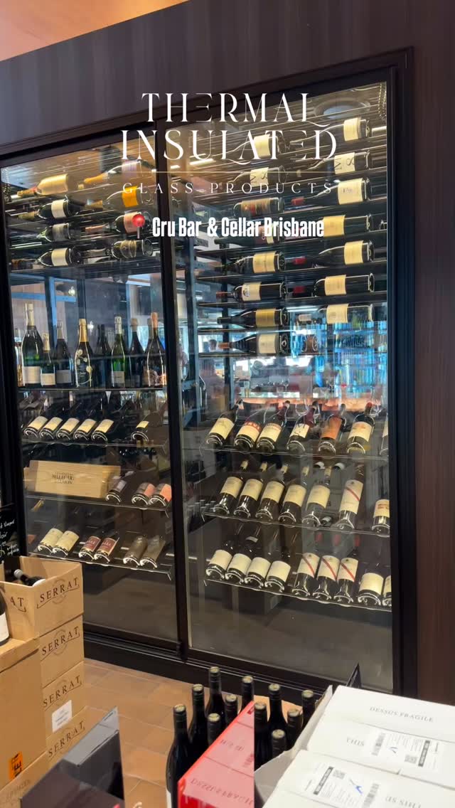 Thermal Glass at its finest. The stunning Cru Bar & Cellar on James Street, Brisbane. @crucellar
Our heated glass keeps every bottle display crystal clear and condensation-free, giving this iconic wine destination the premium finish it deserves.
If you’re in Brisbane, make sure you stop by and check it out! 👌
#ThermalGlass #CruBarAndCellar #JamesStreetBrisbane #WineCellarDesign #AustralianMade