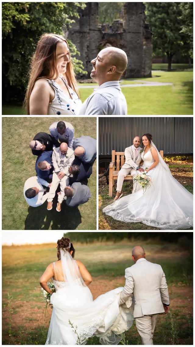 April and Dorrian. Pre-wedding shoot at the Priory park in Dudley. Wedding at Manor Hill House. #weddingphotographer #dudleyweddingphotographer