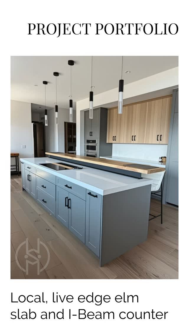 Some pieces from a recent residential project for a customer's beautiful new home in Golden...A live edge elm slab milled and kiln-dried by us pairs perfectly with the cabinets while bookmatched walnut was selected for the dining table in the adjacent great room. Some highly figured walnut remnants were used for the powder room vanity and shelf as well as shelving in the den (not shown).
.
In collaboration with @ewersarch and @aspenleafch .
.
.
#customfurniture #liveedgediningtable #woodworking #customsawmilling #interiordesign #luxuryhomes #customdiningtable #furnituredesign #woodslabs #urbanwoodslabs @urbanwoodnetwork @denverwoodslabs