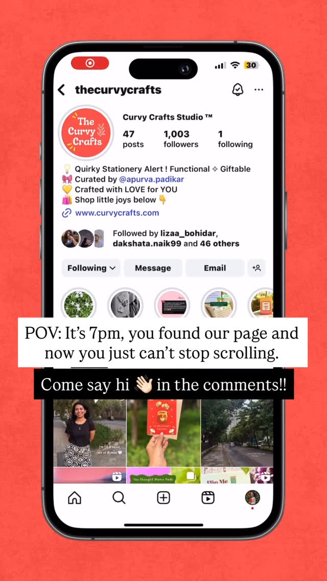 COME CHECK US OUT 🎉
I promise we won’t disappoint !!
#curvycrafts #smallbusiness #stationeryshop #doomscrolling #finds