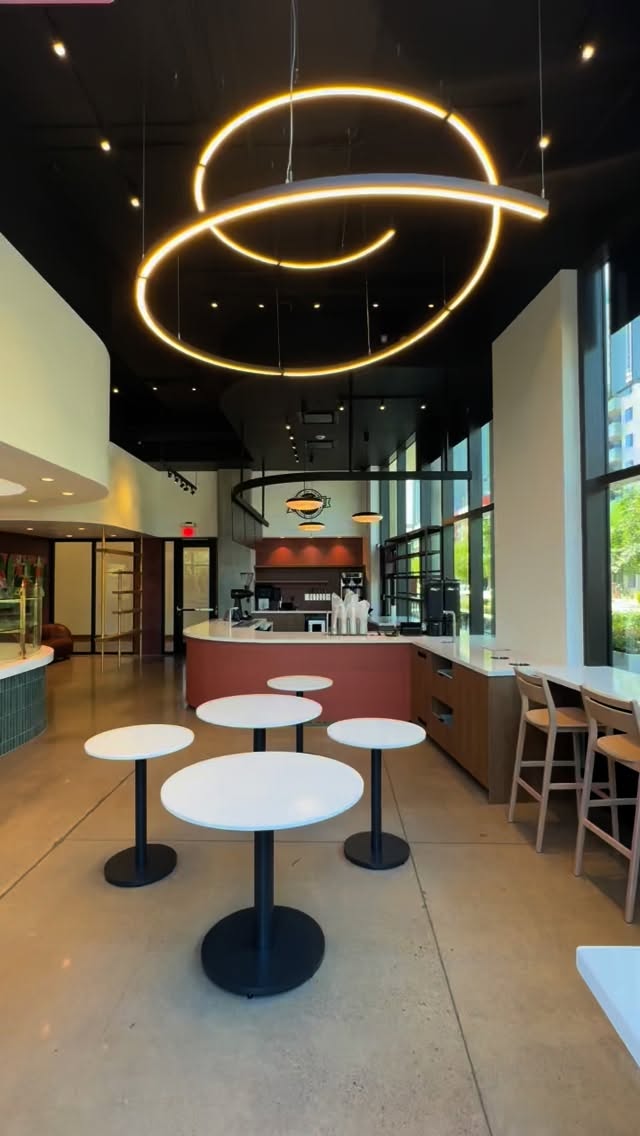 ✨ Introducing a collaborative space between @chaconnepatisserie & @peixotocoffee ✨.
Crisp lines, stunning curves, and thoughtful details bring this space to life — a design as elevated as the experience it holds. Huge thanks to our incredible trade partners whose craftsmanship made every detail possible. This one’s all about collaboration, creativity, and craft. @del_sol_custom_cabinets @seroglass @chivino.surfaces @connectlabs.wexford