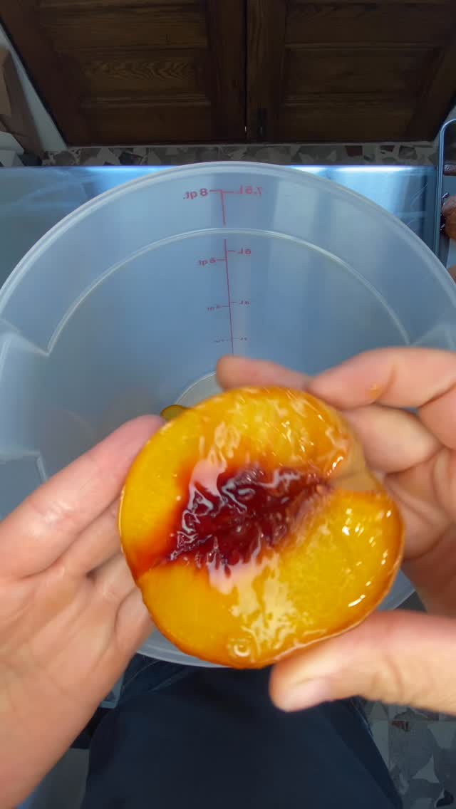 We're at it again with another naturally sweetened ice pop! Peach For The Stars is the perfect blend of roasted peaches, a touch of vanilla extract, fresh squeezed lemon juice and honey.