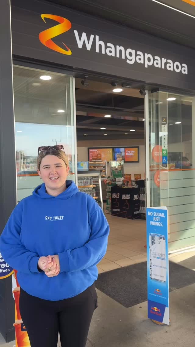 Vote for CYC Trust at Z Whangaparāoa! You can purchase any item to get a token & help us raise funds for the work we do in the local community 🧡