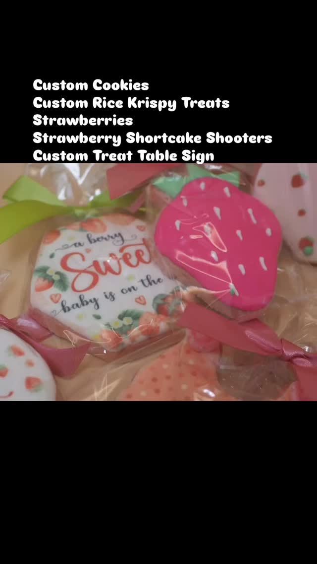 Strawberry Shortcake Baby Shower! What’s your occasion? The holidays are just around the corner. Order your custom cakes and treats today! www.bakedxpressions.com
