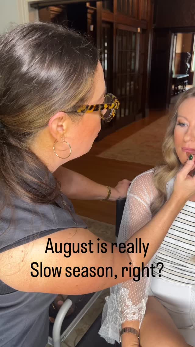 AUGUST ☀️ our team was still pretty busy in the “slow season” so thankful for all the fab summer clients. 🥰