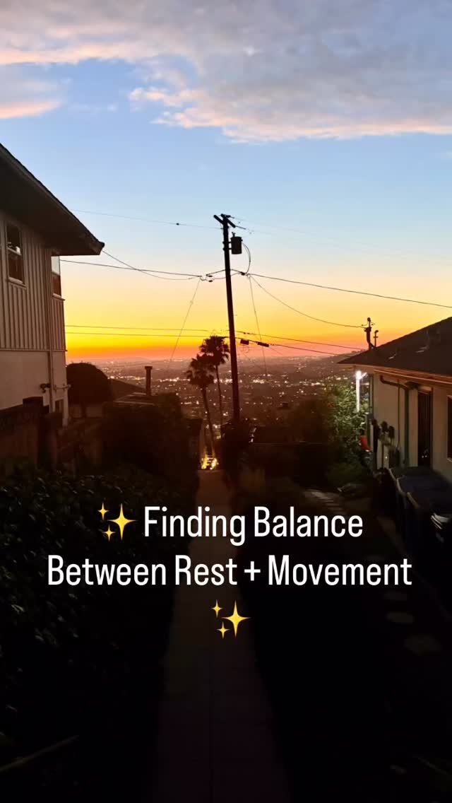 One of the trickiest things in peri-menopause (and honestly, in life) is knowing when your body truly needs rest and when you just need to gently push yourself to move.
For example: my energy has been low this week, and I’ve had a migraine for the past two days. Tonight, I had planned to do the big set of stairs near my house. At first, I thought, “I should listen to my body and rest.” But something in me knew this wasn’t one of those times when rest was what I actually needed.
So, I compromised. Instead of my usual 3 rounds on the stairs, I did 2. I moved my body, I honored my energy, and I felt better for it.
There’s a lot of messaging out there about rest—and yes, rest is important. But sometimes what we really need is to push through that lack of motivation and move, even if it’s just a little. Movement can shift energy, release stress, and actually restore us in a different way.
💡 So how do you know which is best? Try asking yourself:
Is my body truly tired or just my motivation? Fatigue that lifts after a little movement = keep going. Fatigue that worsens = rest.
Do I feel depleted or just sluggish? Depletion calls for stillness. Sluggishness often needs movement to clear it.
Will this activity nourish or drain me? Choose what leaves you feeling lighter afterward.
Can I meet myself halfway? Like doing 2 stair rounds instead of 3, or a walk instead of a run.
This dance is ongoing—especially during peri-menopause when our hormones are constantly shifting. Sometimes rest is the medicine. Other times, movement is.
👉 The key: tune into your body’s wisdom. It will guide you more than any outside advice.
🌿 If you’re in San Diego and looking for extra support during peri-menopause or beyond, acupuncture can help calm your nervous system, balance hormones, and restore energy. I offer a free 15-minute consultation to see if it’s the right fit for you.
#sandiegoacupuncture #sandiegoperimenopausesupport