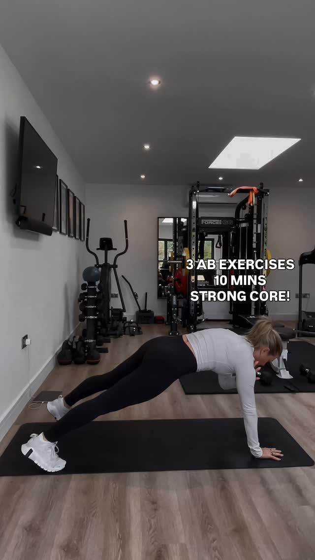 Short on time?
No problem!
Do 3 rounds of these core exercises in under 10 minutes and get ready for your strongest core ✨
40 seconds on each move
3 rounds
Rest for 1 minute at the end of each round
And enjoy 😉
#Core #strongcore #abworkouts #abworkoutvideos
