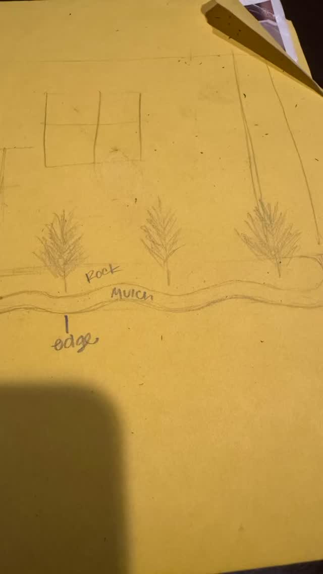 Take a look at the process of our very first project 🎯🌱 #landscapedesign #edging #mulching #planting #greengrass #verdantworks #idontowncopyrightstothismusic