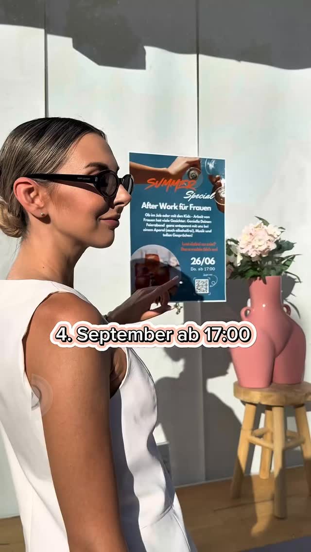 Ladies, wer ist dabei? 😃🍹👉 SAVE THE DATE
Am 4. September ab 17 Uhr stoßen wir im FreiRaum Heppenheim gemeinsam beim Summer Closing Afterwork für Frauen an!
Egal ob im Job, in Elternzeit oder auf der Suche nach einem entspannten Abend - das ist DEIN Afterwork für Frauen in Heppenheim und Umgebung!
Freut euch auf:
🍹 Aperol Spritz (auch alkoholfrei)
🎶 entspannte Beats
💬 gute Gespräche
🌇 Feierabend-Vibes pur
🎟️ Eintritt frei
👉🏼 Anmeldung gabt einfach über Link in Bio oder kommentiere „Aperol“ und erhalte direkt einen Link mit Infos!
#Heppenheim #Bensheim #Zwingenberg #Lorsch #Bergstraße #Weinheim #SeeheimJugenheim #Viernheim #Lampertheim #HessenEvents #RheinNeckar #AfterworkVibes #Mädelsabend #AperolSpritz #mamagehttanzen #mamagehtaus #mamagehtarbeiten #heppenheimanderbergstrasse