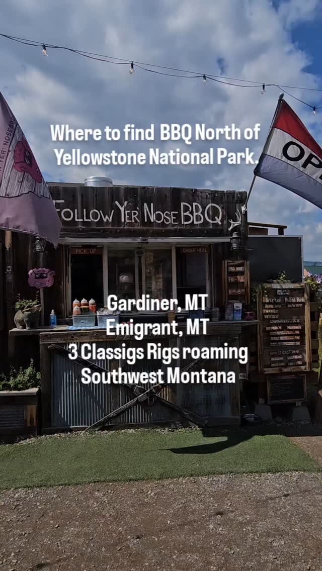 Southern BBQ aint that hard to sniff out in SW Montana. See yall around.
🏔
#montana #bbq #yellowstonenationalpark #yellowstone #yessuh