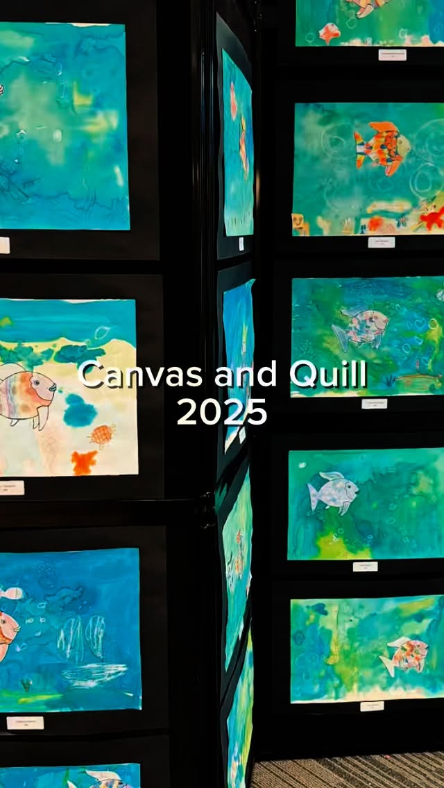 A wonderful night at St Bede’s Canvas and Quill Festival! Congratulations to all the students on their amazing work