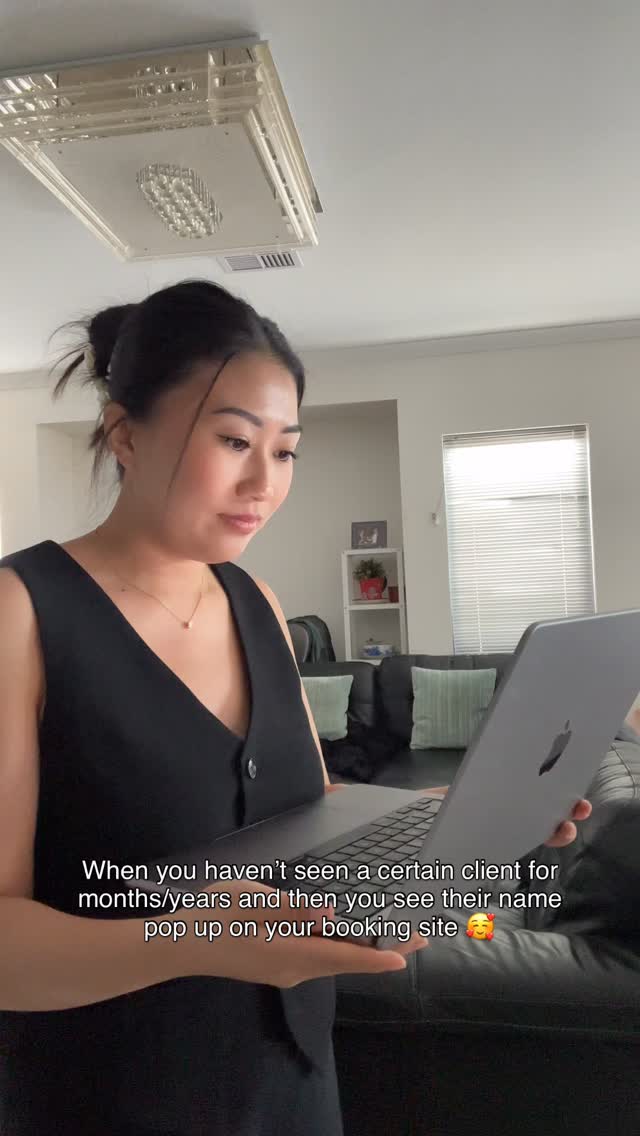 me whenever a client books in 😛