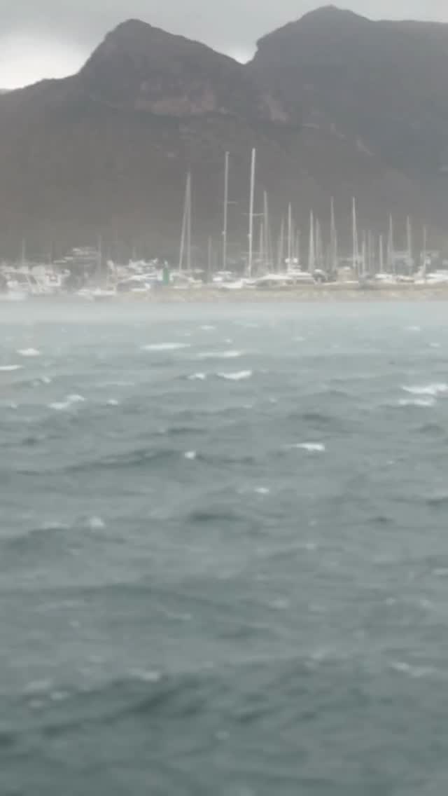 And then it finally caught us! The edge of the storm brushed northern Mallorca. Hard to imagine what it was like at the heart of the front. We made it through unscathed… sadly, not everyone did. #powerofnature #mallorca #yetanothersailingcouple #adventureofalifetime #sailinglife