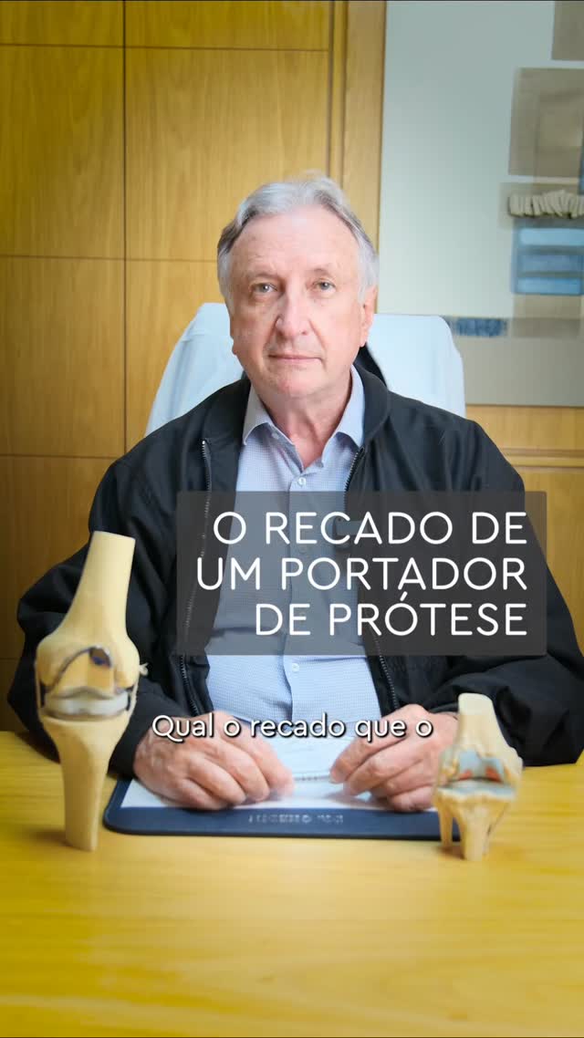 O recado de um portador de prótese de joelho para quem pensa em fazer esta cirurgia.
Acompanhe