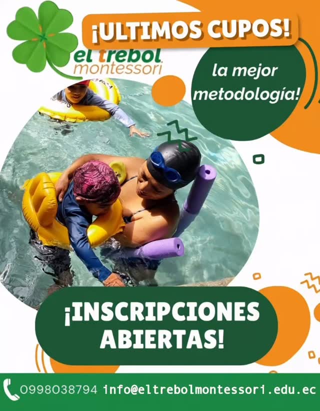 Más que una escuela, un lugar donde el potencial florece! 🌿
En El Trébol Montessori, creemos en la educación que transforma.
Nuestra metodología es el camino para que niñ@s y adolescentes en Quito desarrollen:
✅ Autonomía: Aprendiendo a pensar y actuar por sí mismos.
✅ Confianza: Construyendo una sólida autoestima.
✅ Desarrollo Integral: Nutriendo la mente, el cuerpo y el espíritu.
✅ Amor por el Aprendizaje: Descubriendo la curiosidad natural.
¡Las Matrículas para el próximo año escolar están oficialmente abiertas! Dale a tu hijo(a) el regalo de una educación que lo prepare para la vida, que lo inspire a explorar y a ser el protagonista de su propio crecimiento.
¡ÚLTIMOS CUPOS DISPONIBLES! No pierdas la oportunidad de ser parte de nuestra comunidad.
📞 Contáctanos: 0998038794
📍 Visítanos: Jesús del Gran Poder y Panamericana Norte, Quito
Correo: info@eltrebolmontessori.edu.ec
#ElTrebolMontessori #MatrículasAbiertas #EducaciónMontessori #Quito #ColegiosQuito #PotencialInfantil #CrianzaConsciente #Independencia #AprendizajeParaLaVida #NiñosFelices #AdolescentesFuertes #MetodologíaMontessori #ÚltimosCupos