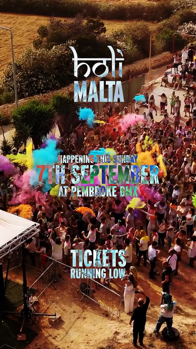 ARE YOU READY⁉️
This coming Sunday, 7th September we welcome our annual celebration back to our sunny, beautiful island! 🏝️
Prepare to experience the colours of HOLI, with a massive colour drop every hour.. from start till finish💥
⚠️TICKETS ARE RUNNING LOW⚠️
To avoid any unwanted disappointment, we encourage everyone to buy online as there might not be any available at the door.
🎟️ TICKETS 🔗 Link in bio.