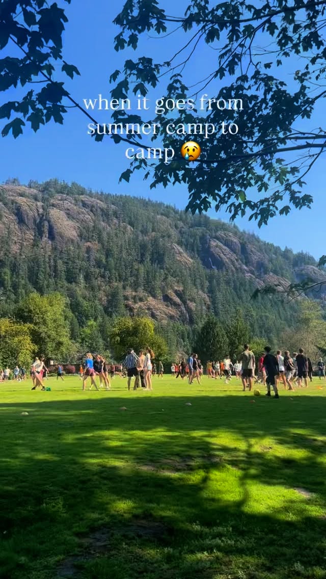 It's been much quieter here this week at camp without everyone running around 🥹