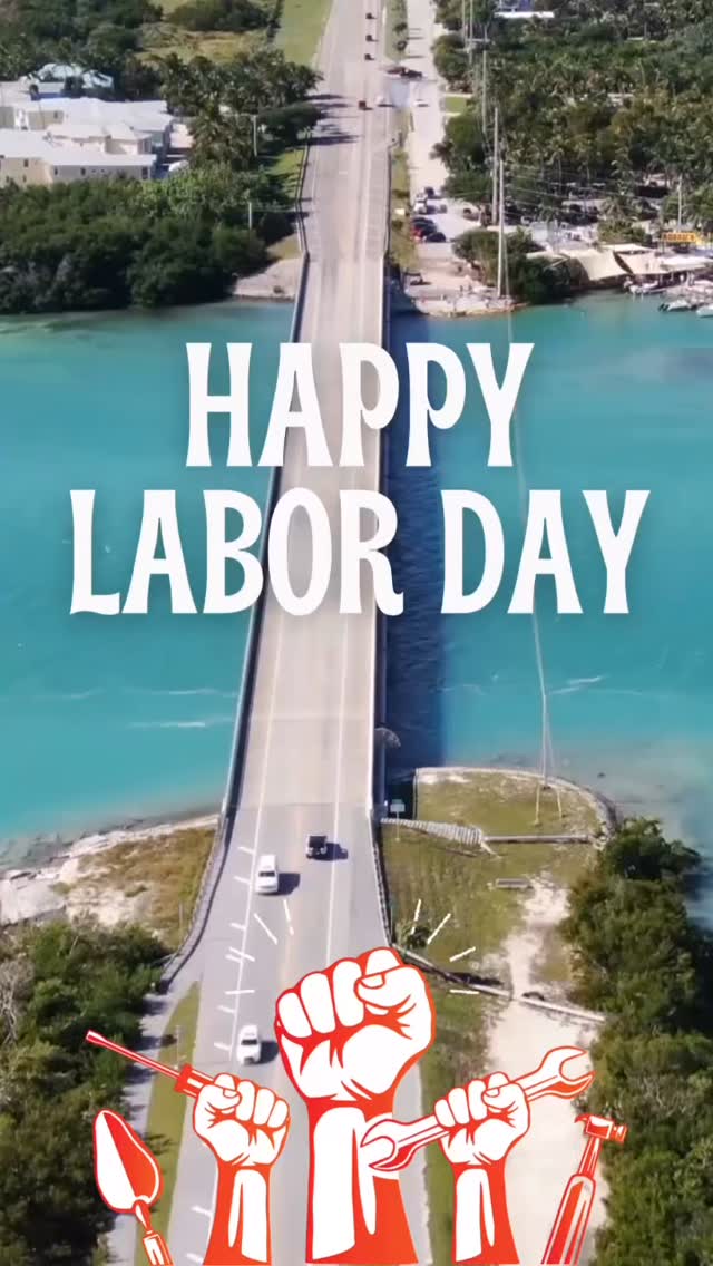 Taking a moment to slow down, soak up the sunshine, and appreciate all the hard work that makes days like this possible. 💙 Happy Labor Day, friends! #keywest #floridakeys #rv