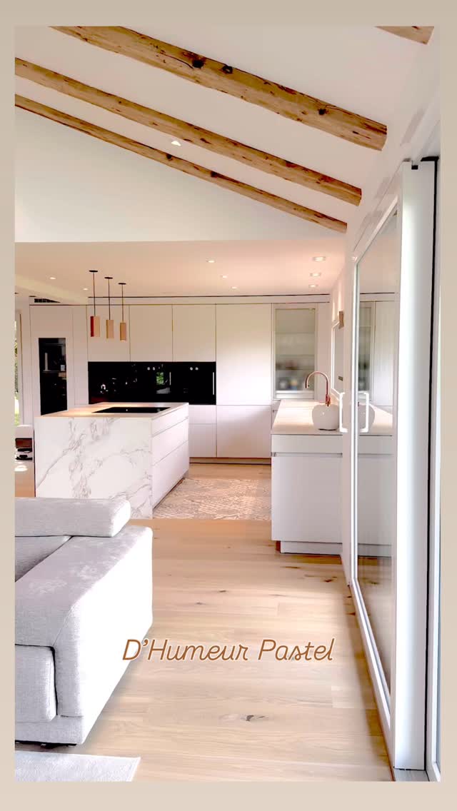 Modern living room with high-quality material #highquality #modern #renovation