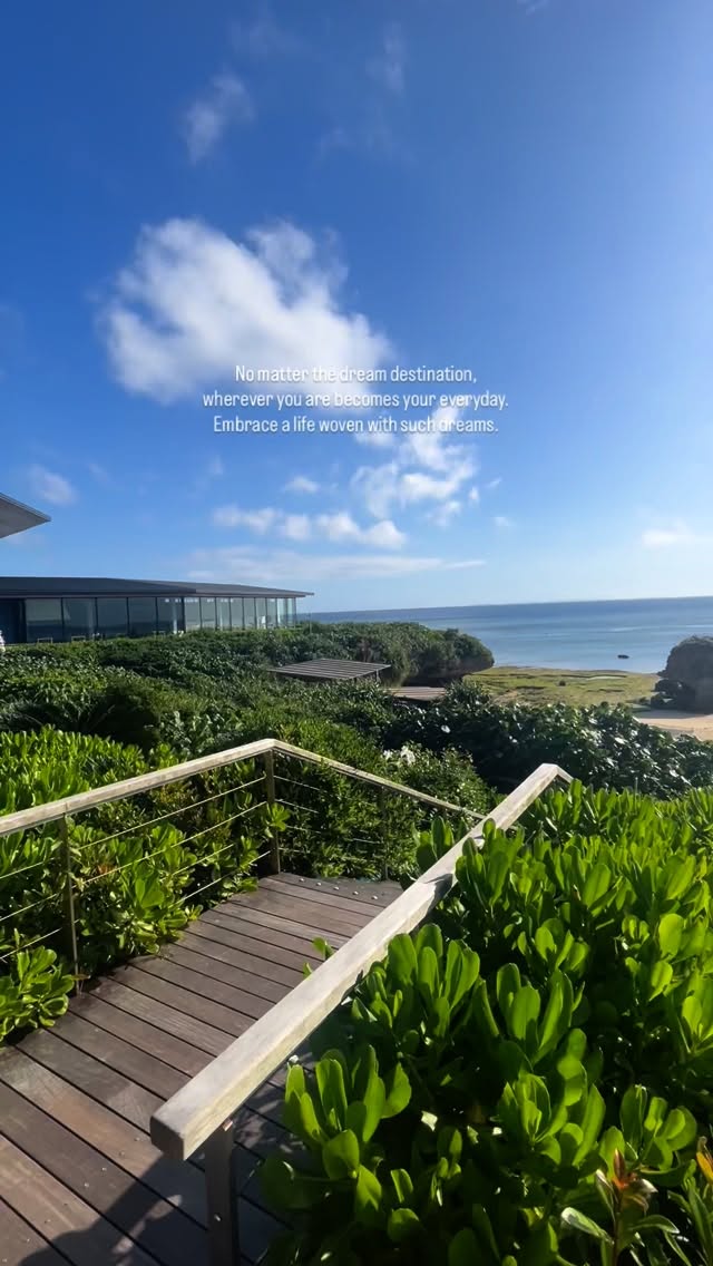 No matter the dream destination,
wherever you are becomes your everyday.
Embrace a life woven with such dreams.
#okinawa #holisticwellness #life
#returntoself #okinawaprivatespa #369meteor
#café #beautifulday