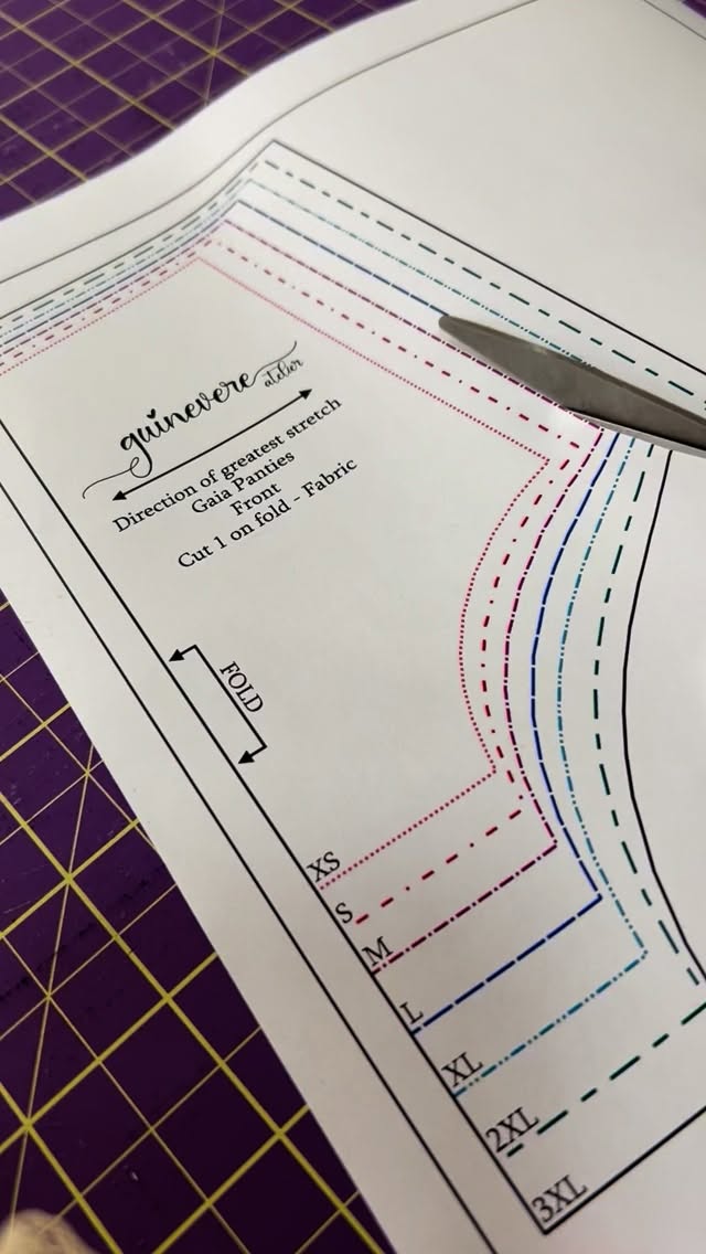 Make your own panties with the free Gaia Panties sewing pattern ✂️🪡
This pattern began as something I drafted for my mom a few months ago and we loved how it turned out. Since then, I’ve kept tweaking the fit and the small details, sewing more samples and making tiny adjustments.
Today I’m sharing it for free so you can make your own too. ✨
It’s a simple design, quick to sew and comfortable to wear.
This thong-style panty comes in two variations: Comfort Thong, with a double-layer back and no elastic at the back for a comfortable fit; and an all-lace back, finished with the scalloped edge for a delicate look.
🪡 The pattern is available in 7 sizes (XS–3XL).
🖨️ It’s a digital pattern in PDF format. You can download it instantly and print in A4, A1, or US Letter.
Wanna make yours? Get the pattern via the link in bio ✨
💕 Help me spread it: save this Reel for later, share with a friend who sews, and tag me when you post your version!
#freesewingpattern #diylingerie #sewinglingerie