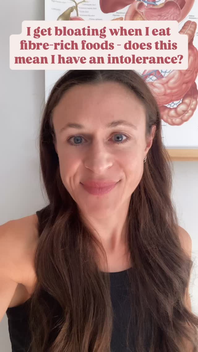 If you’ve been following me here for a while, you’ve probably heard me mention how important fibre-rich foods are for gut health. But what if you’re experiencing uncomfortable or embarrassing symptoms every time you eat these foods, like bloating or gas? Does this mean you’re intolerant and you shouldn’t eat these foods? And will missing out on these foods have a negative effect on your gut?
The short answer is - no, you’re not necessarily intolerant, so you probably don’t need to miss out on these foods and the benefits they have on gut health. Even if you are intolerant, you still might not need to cut them out completely.
Foods that are rich in fibre (especially those with prebiotic fibre) are actually food for the microbes living in your gut. They ferment this fibre and produce many different useful substances for your body (including vitamins and neurotransmitters).
This fermentation process also produces gas, which is why you might notice you get a bit bloated or gassy when eating fibre-rich foods.
The same can happen if you eat a lot of fermented foods, as these contain live microbes, you’re increasing the amount of microbial activity happening in your gut (not to mention that some fermented foods also contain fibre).
❗️If you’re experiencing constant or severe symptoms it’s important to see your doctor to rule out any underlying conditions. If you’ve ruled out allergies, intolerances and other possible causes, then try reducing your intake of fermented and fibre-rich foods to small amounts initially - then increase gradually over time to allow your gut to adjust and reduce uncomfortable symptoms.
If you do have an intolerance or for example IBS, you may still be able to include some of these foods, but you’ll need to introduce them slowly to find your individual threshold for tolerance.
As fibre-rich and fermented foods can have benefits for gut health, it’s important not to unnecessarily exclude these, and instead try to include them in amounts that minimise your symptoms.