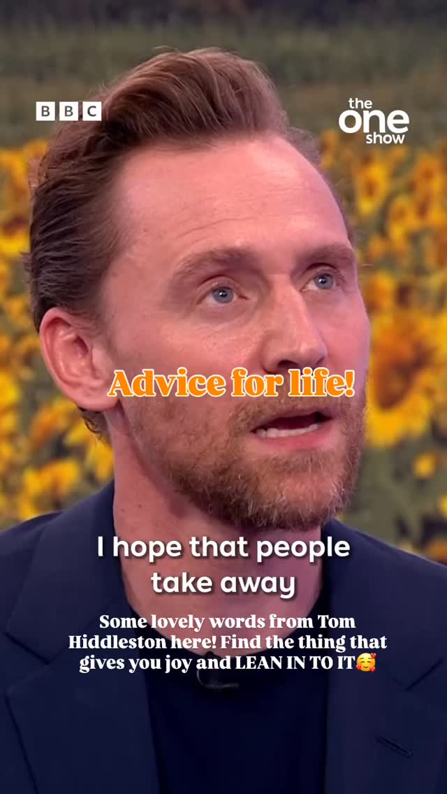 The biggest and best piece of advice anyone can ever hear! Life is too short to not follow your passions 🙌🏻🫶🏻🩷
#lifeadvice #followyourjoy #dowhatyoulove #tomhiddleston #actingtips