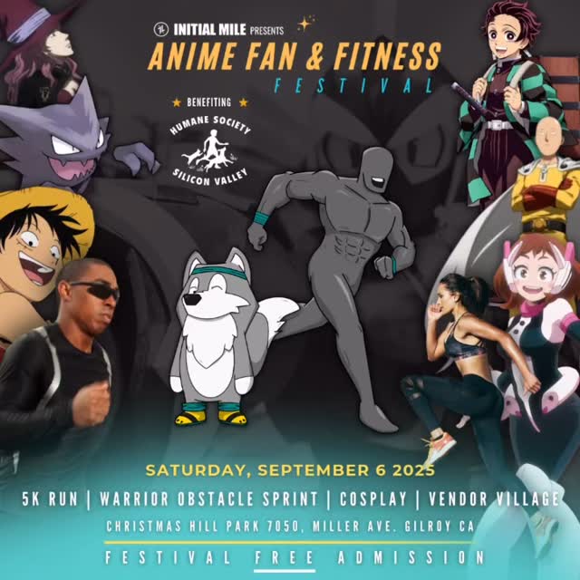 3 more days. #animefanandfitnessfestival #initialmile #adaptevolveascend #animefest #animefans #anime #animelife #fitnessfest #fitnesslifestyle #fitlife #fitnessfest #bayareaevents #gilroy