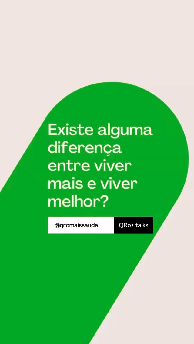 Com o avanço da tecnologia estamos cads vez vivendo mais. Porém será que estamos vivendo melhor esses anos que ganhamos?
Perguntamos ao Dr. Carlos Lobbé se para ele existe alguma diferença entre viver mais e viver bem! Confira no vídeo a resposta!
E para se conectar com centenas de profissionais de saúde - para viver mais E melhor, baixe agora o aplicativo da QRo + Saúde. Disponível para Android e IOS.