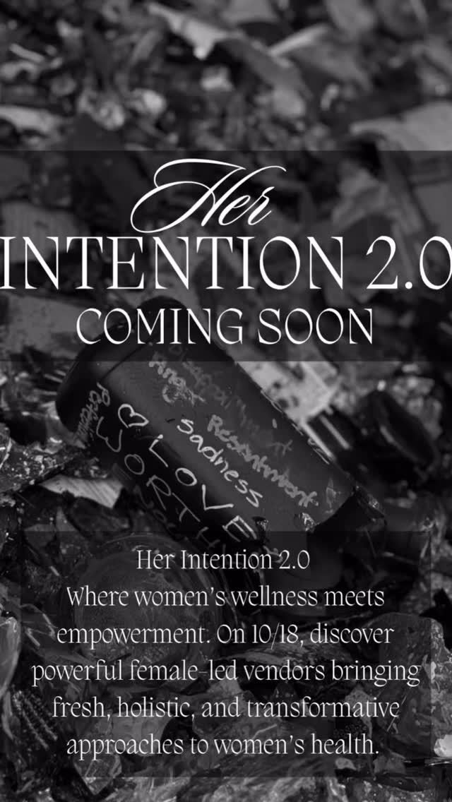 ✨ Save the Date: 10/18 ✨
Her Intention 2.0 is the women’s wellness event of the year! A time filled with powerful vendors, each here to elevate, educate, and empower our community in every aspect of being a woman. Follow @iamsamanthajoy for immediate impact on your life until you see her in person at E•motion! Tickets drop soon, so keep your eyes (and intentions) open! 👀