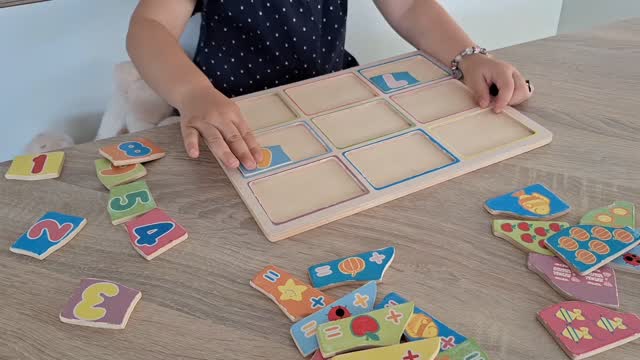 Puzzelen #cognitieveontwikkeling #cijfers&tellen