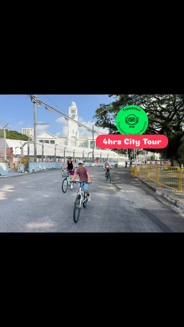 Short on time in Singapore? Join our Signature 4-Hour City Bike Tour – the perfect way to see it all in one ride! From the historic Civic District, to the iconic Marina Bay skyline, and through vibrant cultural quarters like Chinatown and Kampong Glam, this tour gives you a full snapshot of Singapore’s past, present, and future. Find out more at www.cityscoot.com.sg #citytour #singaporetour #biketour #visitsingapore #exploresingapore #cyclingtour #cityscoot