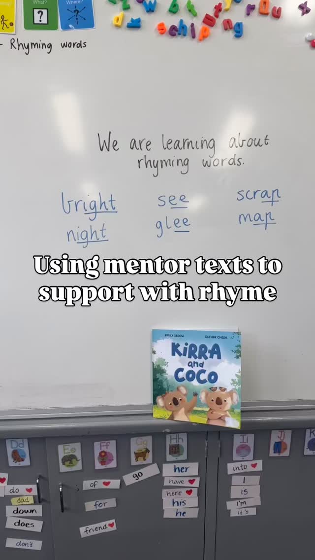 In class the other day we utilised @emilyserow_author book along with some of her fantastic matching online resources. 🌟
Our focus was on rhyming words, which made these activities perfect for differentiation! I set up three focus groups:
➡️ Line match
✂️ Cut & sort match
📝 Identify the rhyming word and then create their own
It was fantastic that the resources aligned with the words in the book—this meant the vocabulary had already been decoded and explained during whole-class teaching. Such a smooth transition into small group work! 🙌
#LiteracyLearning #RhymingWords #Differentiation #TeacherLife #EarlyYearsLearning