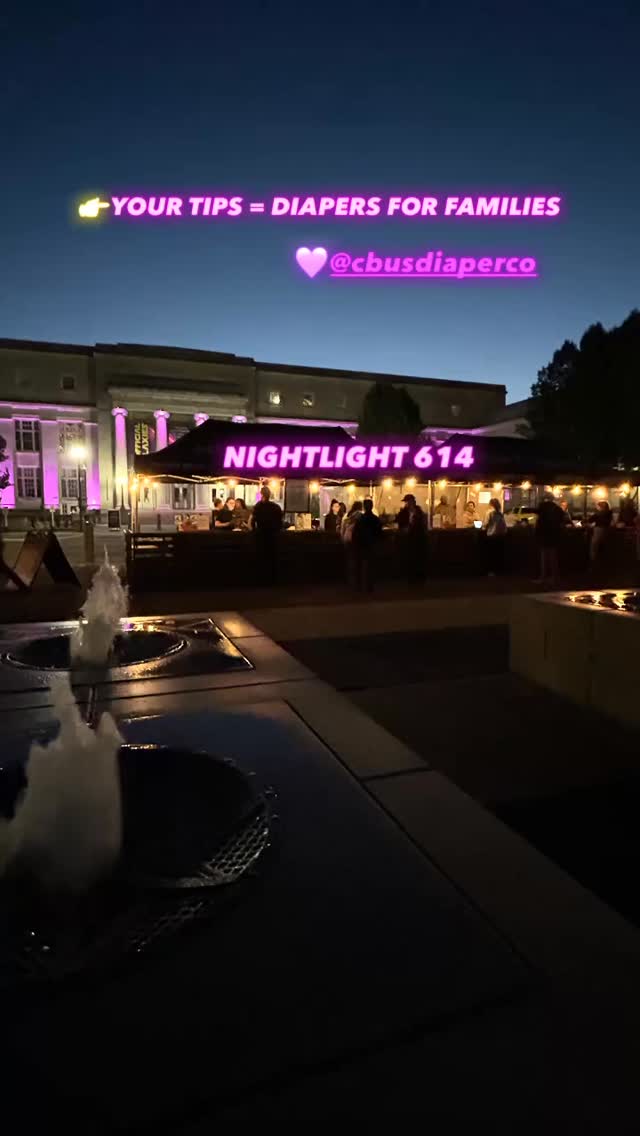 💜 Every pour, every smile, every tip = diapers for local families!
💜⭐️THANK YOU 💜⭐️💜⭐️💜
Patrons for tipping💲💲
Our Partnership @ NIGHTLIGHT614🎥
And our ROCKSTAR VOLUNTEERS💜⭐️
#614 #cbusdiaperco