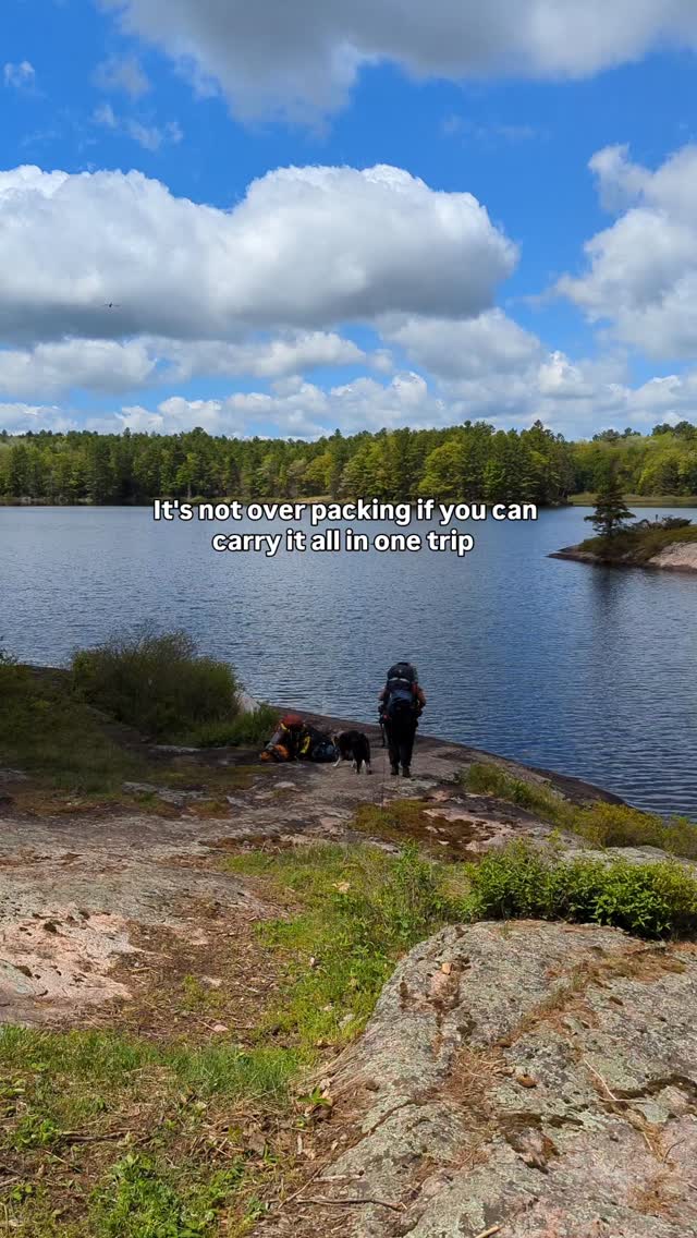 Mama didn't raise no two-trip Tammy.
Who else here is a proud one tripper? 🙋♀️
#onetriporbust #portagelife #canoetrip #backcountrycamping #paddleontario #paddlecanada #outdoorhumour #leavenogearbehind #camplife