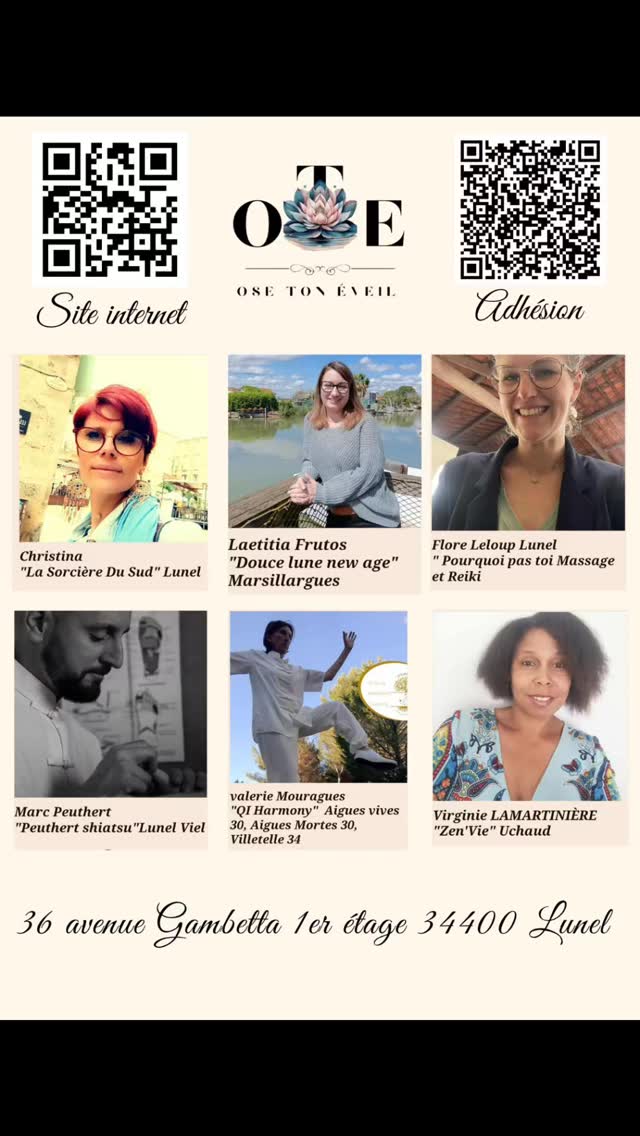 Les praticiens du bien être 🪷 Ose Ton Éveil 🪷