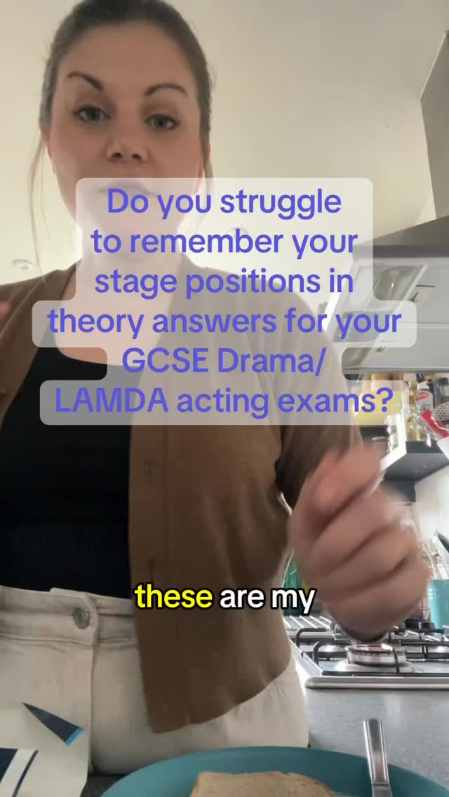 Struggle to remember your stage positions when talking or writing about use of space on stage? Get your left and your right confused? Don’t know your ‘upstage’ from your ‘downstage’?
I can help!
#gcsedrama #gcse #lamda #stagepositions
#performingarts