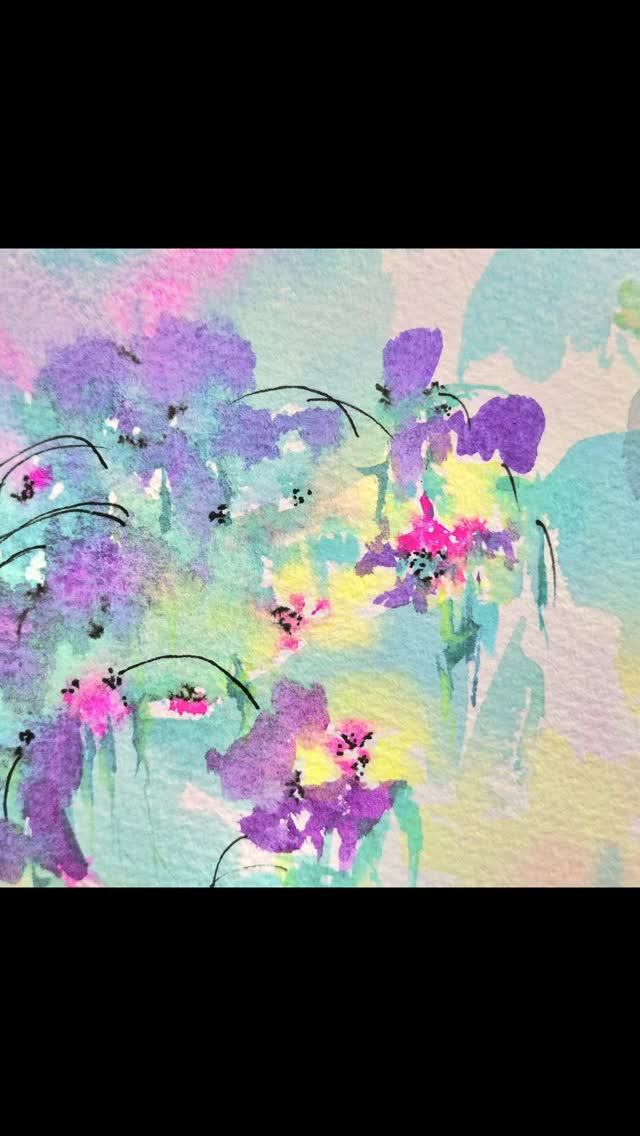 Glycine en couleurs vives, entre flou et contrastes.
Quelques tons flashy, et quelques traits noirs pour rappeler les lianes, et un flou qui garde l’équilibre.
Un mélange d’énergie et de douceur.
.
.
.
.
.
.
.
.
.
.
#Aquarelle #ArtFloral #Glycine #WatercolorArt #ArtContemporain #Colorsplash #FloralArt