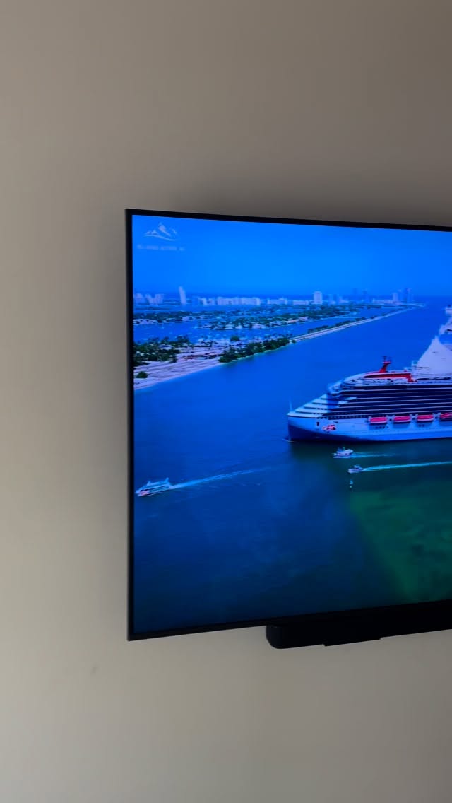 Samsung TV mounted with soundbar mount along with wires concealed for my guy @usman0622 in #NorthernVa #FullTiltTv