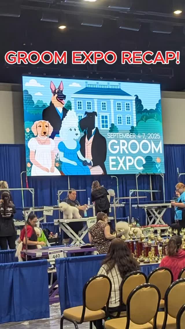 Check out a sneak peek of Kellye and Ariellas time at the WORLDS largest grooming expo, in Hershey, PA!