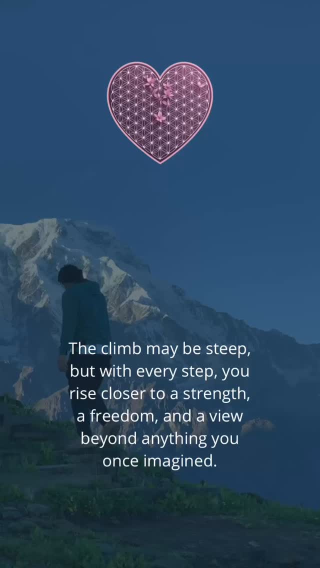 ✨ Monday Motivation ✨
The climb may be steep, but every step forward takes you closer to strength, freedom, and a life beyond what you once imagined. 🌄💜
This week, trust the journey. Keep moving, even when it feels tough — because the view waiting for you is worth it.
You’ve got this. 💫
#mondaymotivation #keepgoing #StrengthWithin #newbeginnings #healing