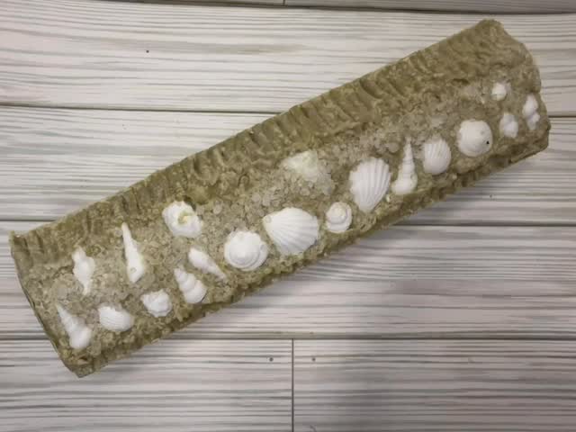 Coconut Milk 🥥 + Mediterranean Sea Salt 🧂 + Dead Sea Mud 🌊 = Salt & Silk Dream Soap bar #artesanalsoap #handmadesoap #handmadesoaps #jabonartesanal #naturalsoap #selfcare #handmade #elpasotexas #skincare #elpasotx #naturalingredients soap