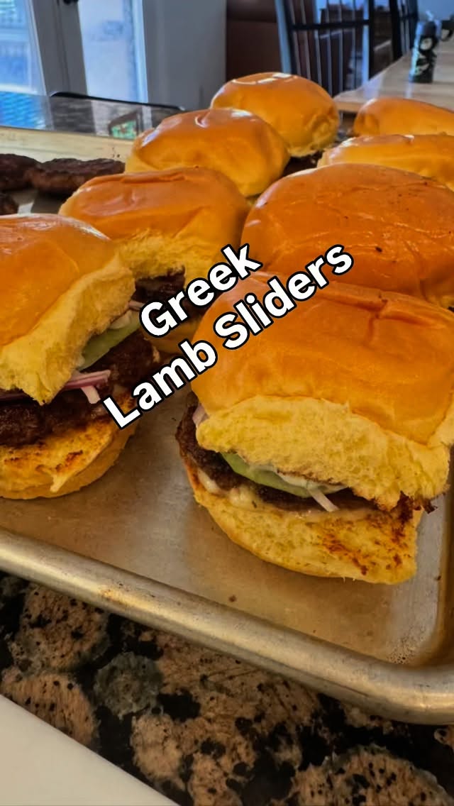 A new classic for game day! Greek style lamb sliders.
Pro tip: make your tzatziki an hour or so in advance to give the cucumbers time to sweat and the yogurt mixture time to set.
#food #foodlover #foodie #lamb #sliders #greekfood #gameday #appetizer #football #footballsunday #mondaynightfootball