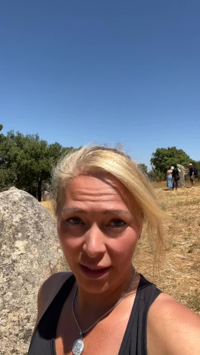 Imagine, this place wasn’t even discovered until 1966. Just like much of history, it was buried. This is the most interesting time to be alive and witness all the ancient technology and wisdom now being discovered and uncovered because humanity is finally ready to wrap their minds around it. I wonder how much more is going to be uncovered in the next 5 years that will change mega paradigms!
I spent about an hour touching all the stones here and laying on one which felt like I levitated. The message I received here was that these stones were not for the benefit of the earthbound but as homage and a map for the starseeds they came from. So, I believe our ancient humans understood and embraced that we are not of this earth, but we all landed here at some point.
#ancientaliens #almendres #evora #starseeds #sacredgeometry #stonecircle #megalithic #stones #psychicreadings #spiritualawakening #portugal #thingsthatmakeyougohmmm