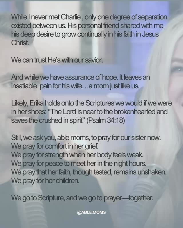I share the sentiment of every month I have spoken to in the last 48 hours.
God is in control. Nothing is surprising. We trust the Lord, even in our grief. And yet there is this swell of Hope that is burdening. We feel God‘s kingdom rising in us for the occasion, the Saints, unable to sit quietly, burning with this desire to pray, to gather, and to go forth in Jesus name!