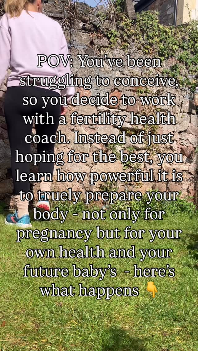 Soon, everything starts to shift:
🌿Your stress levels ease.
🌟Your skin has a natural glow
💫 Your cycles feel balanced and manageable
⚡️Your energy stays steady all day.
🌞 You wake up refreshed, no longer dragging yourself out of bed.
It’s more than fertility support - it’s a complete transformation of how you feel in your body 💕
Where are you spending your time, energy, and money right now?
What if you invested it into something that helped you potentially reach that ultimate goal - a baby.
When I struggled to conceive, I wish I knew then what I know now.
The 3 - 6 months before pregnancy are the most powerful for preparing your body.
This is where I come in.
I guide you with nutrition, lifestyle shifts and mindset support.
I am the practitioner I wish I had back then…..and maybe the one you need now 💖#fertility #fertilityawareness #hormonehealthcoach