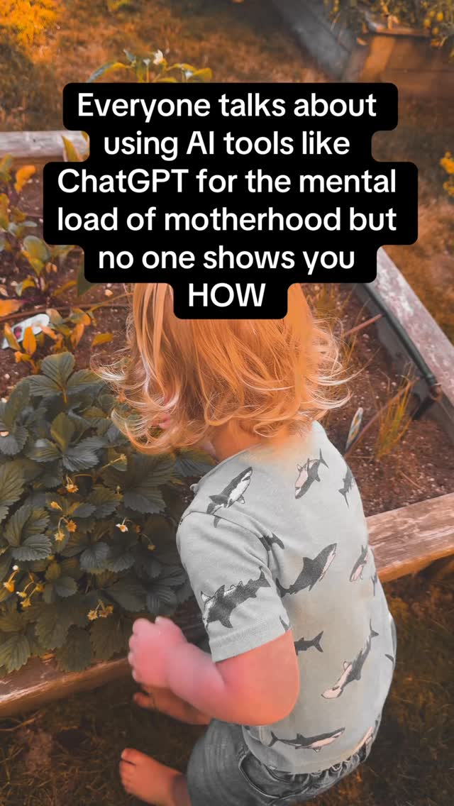 I created Mom Brain to show busy, burned out moms HOW to use AI tools like ChatGPT to actually solve 90% of their mental load.
If this is your vibe, follow along & check out some of my resources (link in bio) including my FREE Toolkit full of all the ChatGPT prompts you need to get started using AI for Mental Load RELIEF ✨
#mombrain #aiformoms #momlife #invisiblelabor #chatgpt